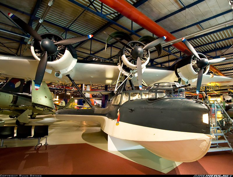 Dornier Do 24T-3 está en exhibición en el Dutch Air Force Museum en Soesterberg, Holanda