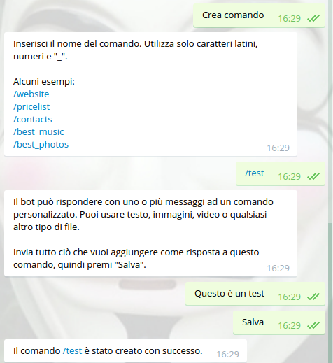 Come creare un bot di Telegram con @ManyBot