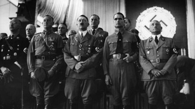 Himmler, Hitler, Hess y Streicher