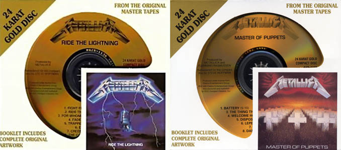 Metallica - 2 Albums (DCC Compact Classics, 24-karat Gold Disc, Remastered}