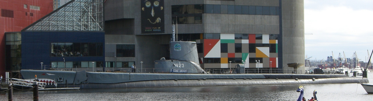 USS Torsk SS 423 conservado en el Museo Naval de Baltimore, Maryland, EE.UU.