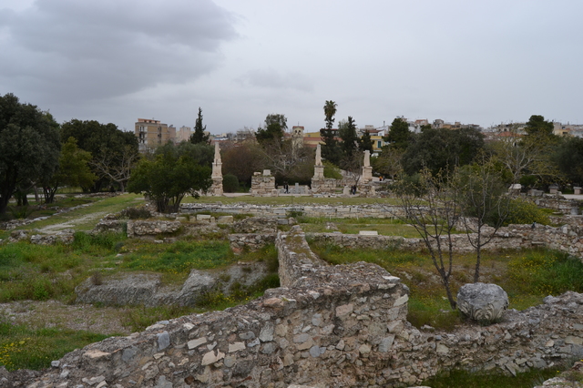 Crónica de un viaje a Grecia 2016 (En construcción) - Blogs de Grecia - 13 Marzo - Atenas (Ágora Griega y Romana, Templo Zeus, Barrio Psiri) (2)