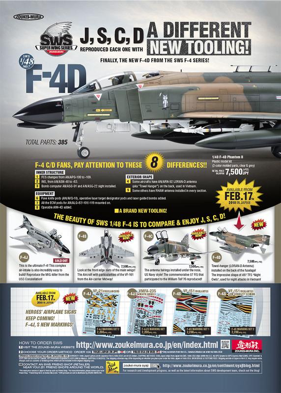 1/48 - McDD F-4C & D Phantom II by Zoukei Mura - F-4C & D
