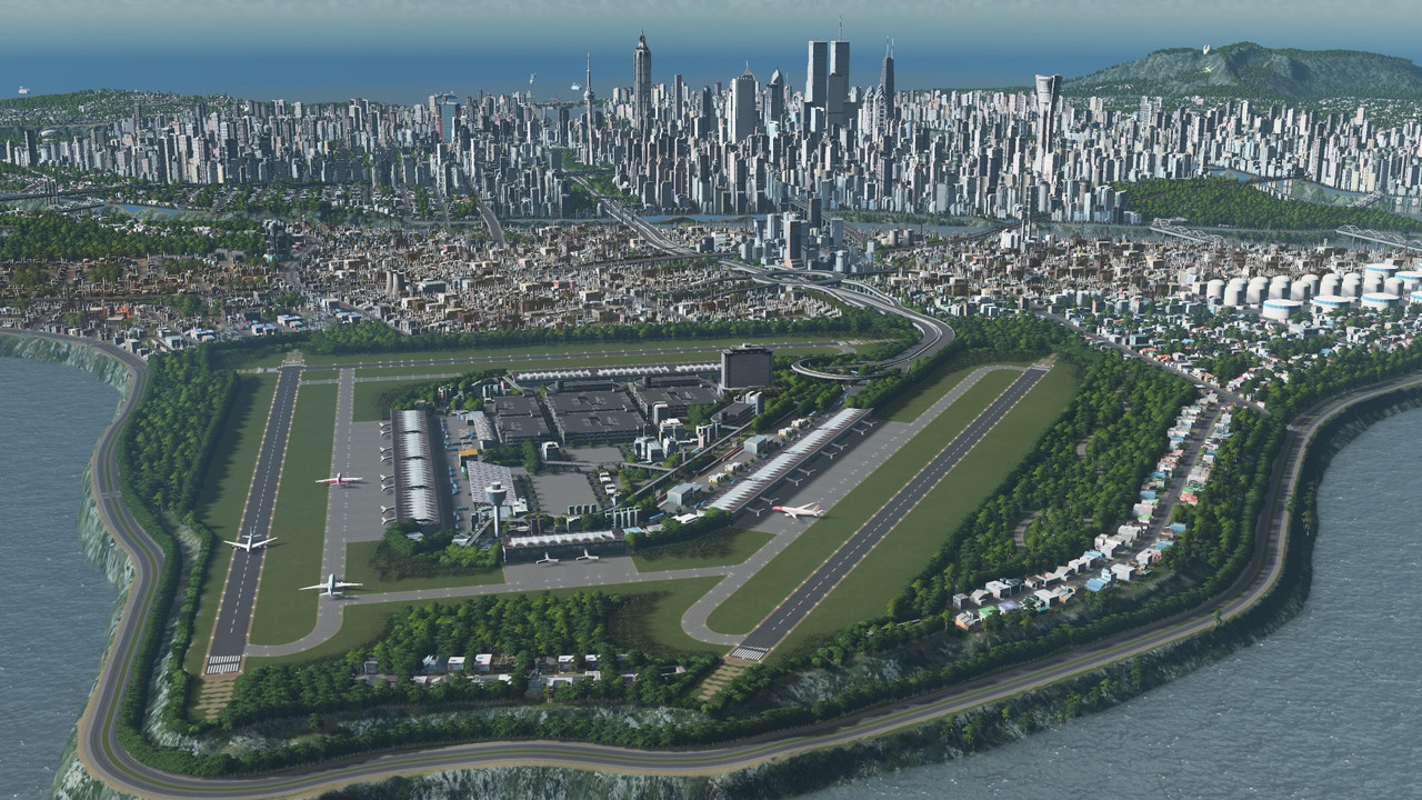 cities skylines functional airport
