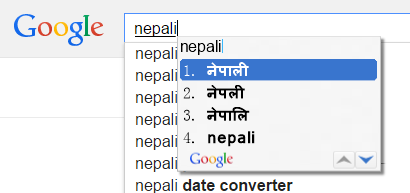 Type in Nepali Unicode easily on PC with Google Input Tools