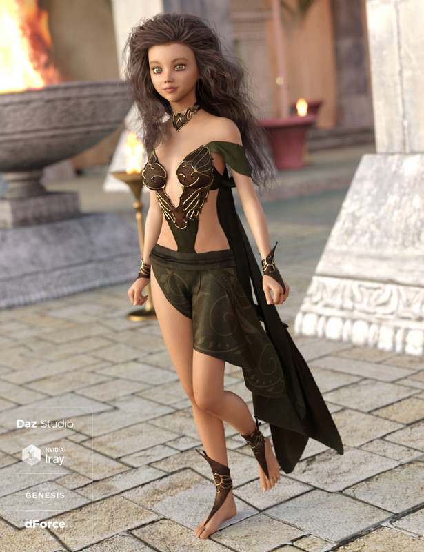 dForce Ethereal Fantasy Outfit for Genesis 8 Female(s)