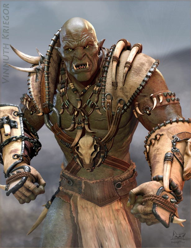 Vinnuth Kriegor Battle Mega Armor for Genesis 8 Male(s) + Textures