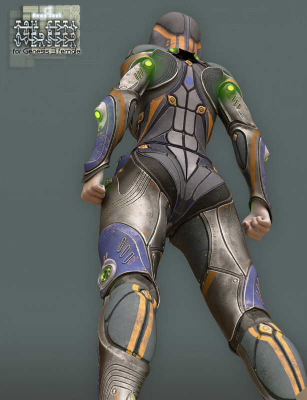 Tau Ceti Overseer - Sci-fi Armor for Genesis 3 Female(s)
