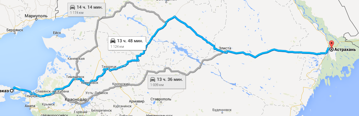 Краснодар буденновск карта