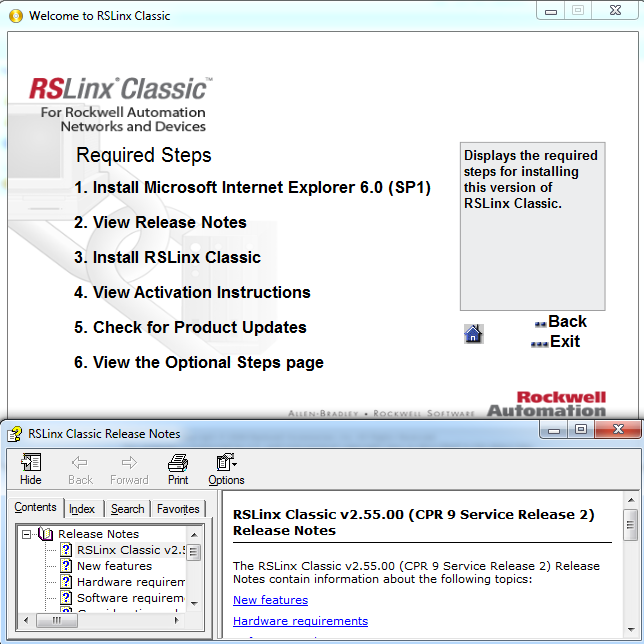 rslinx classic version 3.90