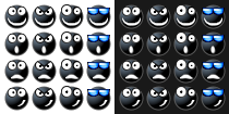 [Image: smiley_-_blacy_faces_array_4x4_w_bkgds.png]