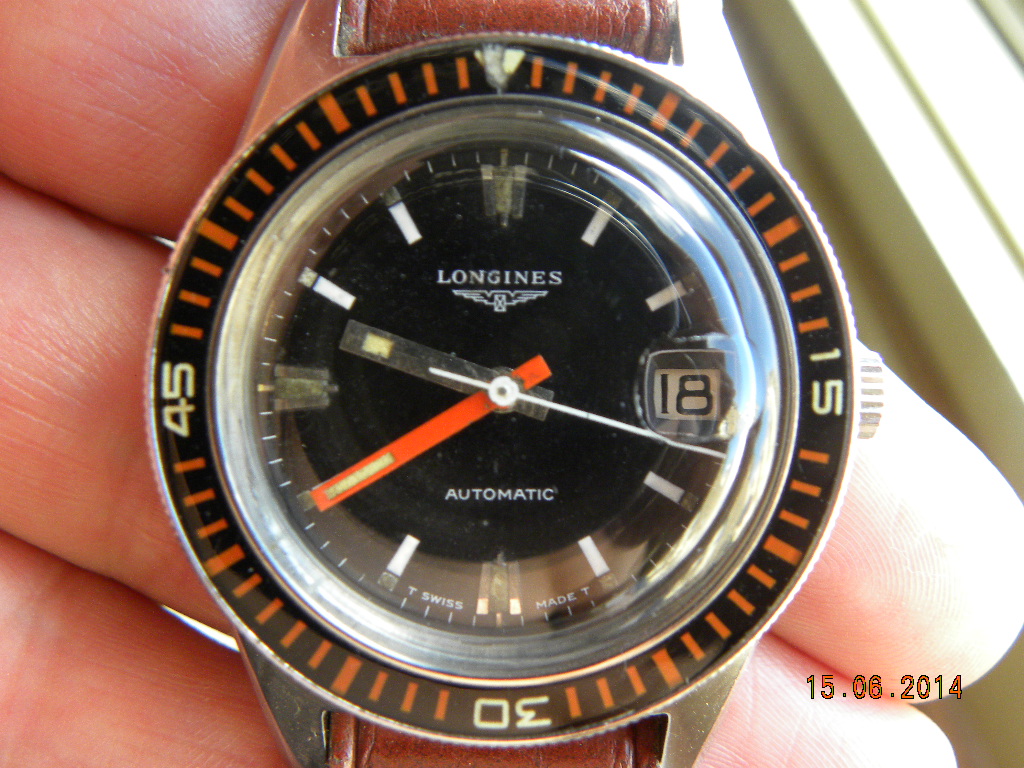 Vendo Longines diver ref. 8248 1 anno 1969 automatico acciaio