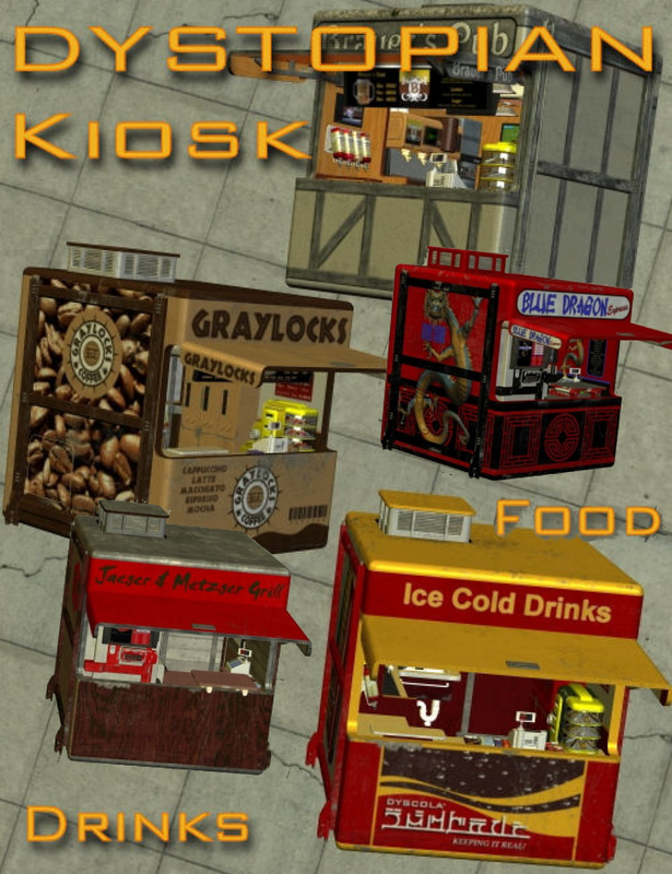 Dystopian Kiosk - Food & Drinks