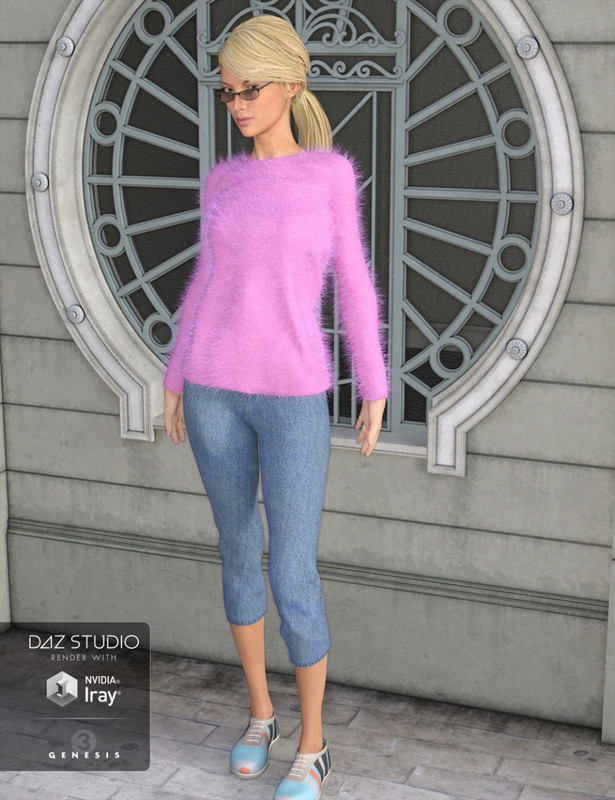 00 main angora sweater outfit for genesis 3 females daz3d
