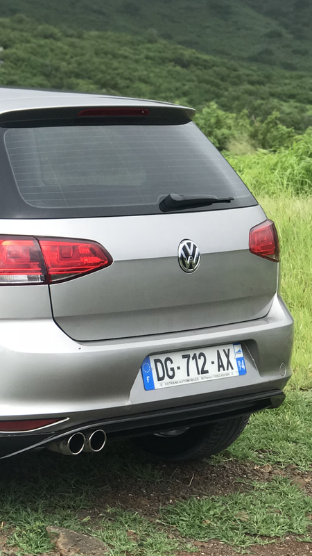 Échappement Sport Diffuseur pour VW Golf 7 R-Line VII Brillant