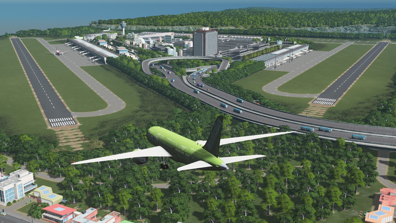 cities skylines build custom airport
