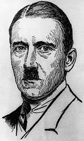 Retrato a lápiz de Adolf Hitler, 1923