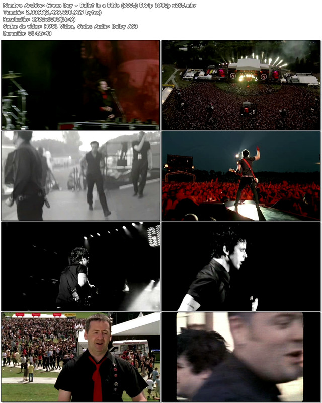 Green Day - Bullet in a Bible (2005) 480p & 1080p