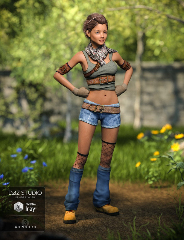 Quinn Outfit for Genesis 3 Female