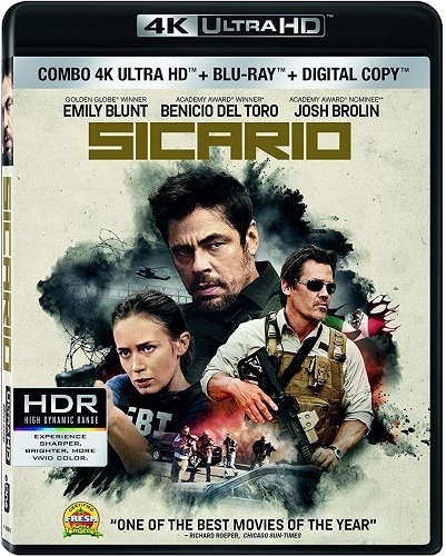 Sicario (2015) BDRA Blu-ray 2160p UHD HDR10 HEVC iTA DTS-HD 5.1 TrueHD ATMOS 7.1 ENG - DDNCREW